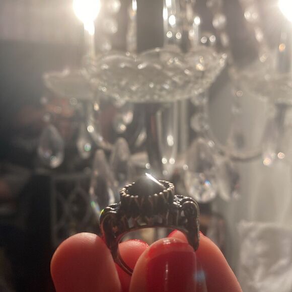 NEW Bloodmilk Jewelry Belonging to the Darkness Silver & Black Onyx Gothic Ring - Picture 7 of 7